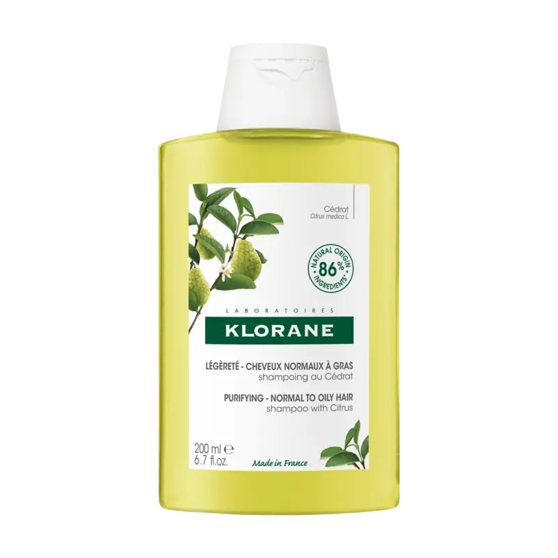Klorane energizirajući šampon s citrusom 200 ml