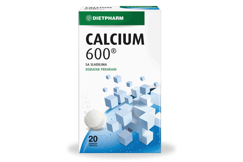 Dietpharm Calcium 600 20 šumećih tableta
