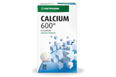 Dietpharm Calcium 600 20 šumećih tableta