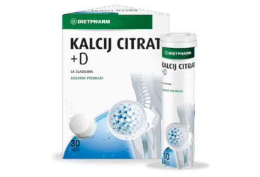 Dietpharm Kalcij citrat + D 30 šumećih tableta