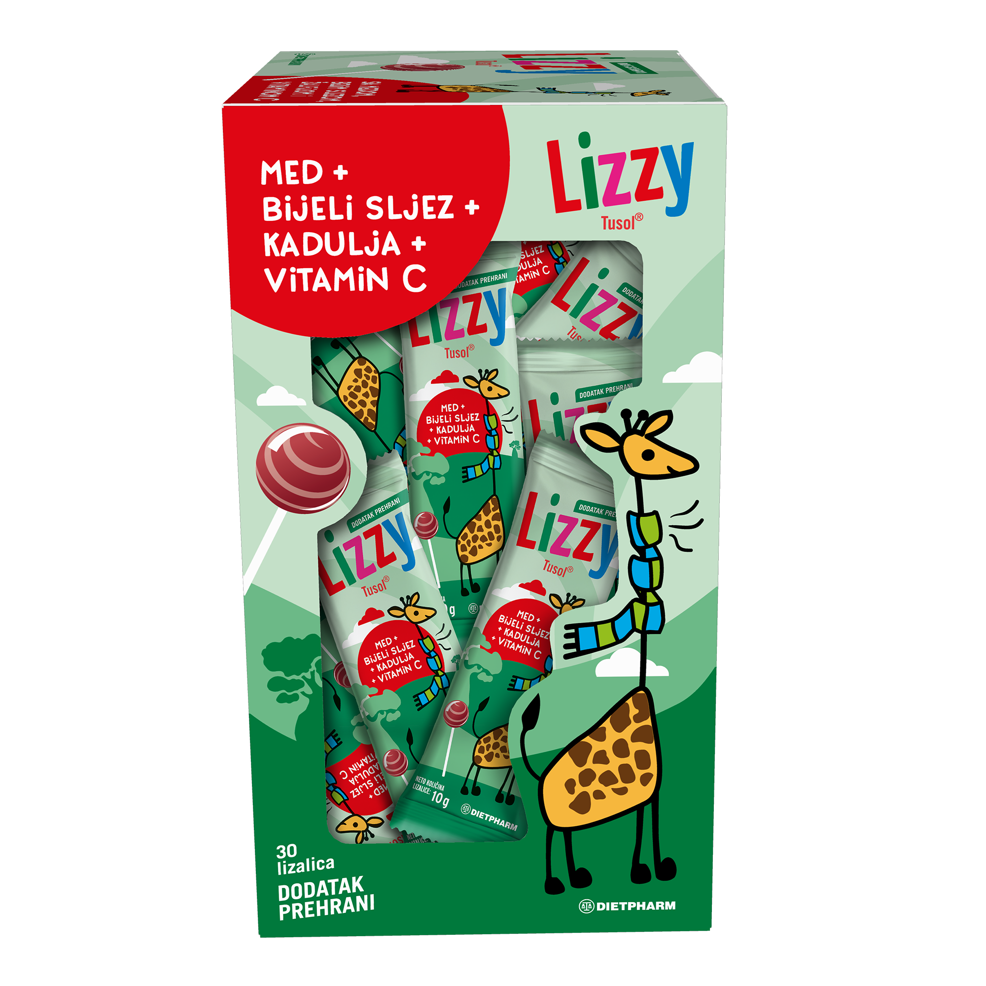 Dietpharm Lizzy Tusol lizalica - Slika 2