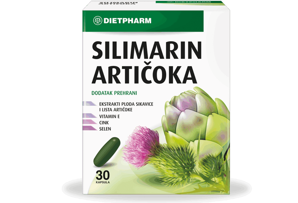 Dietpharm Silimarin Artičoka kapsule