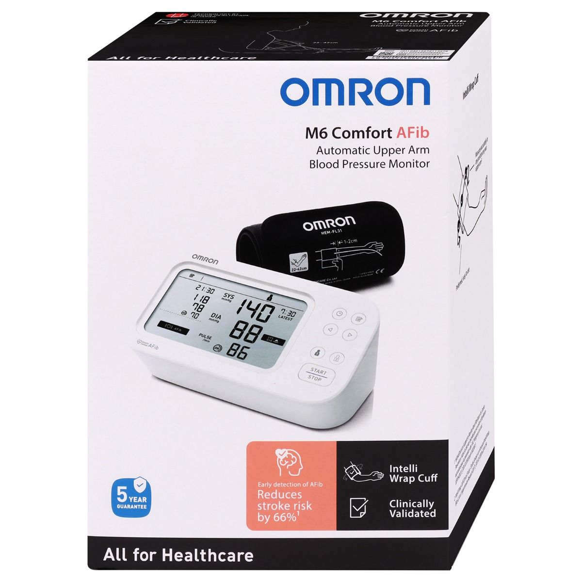 OMRON M6 COMFORT AFib tlakomjer za nadlakticu - Slika 7