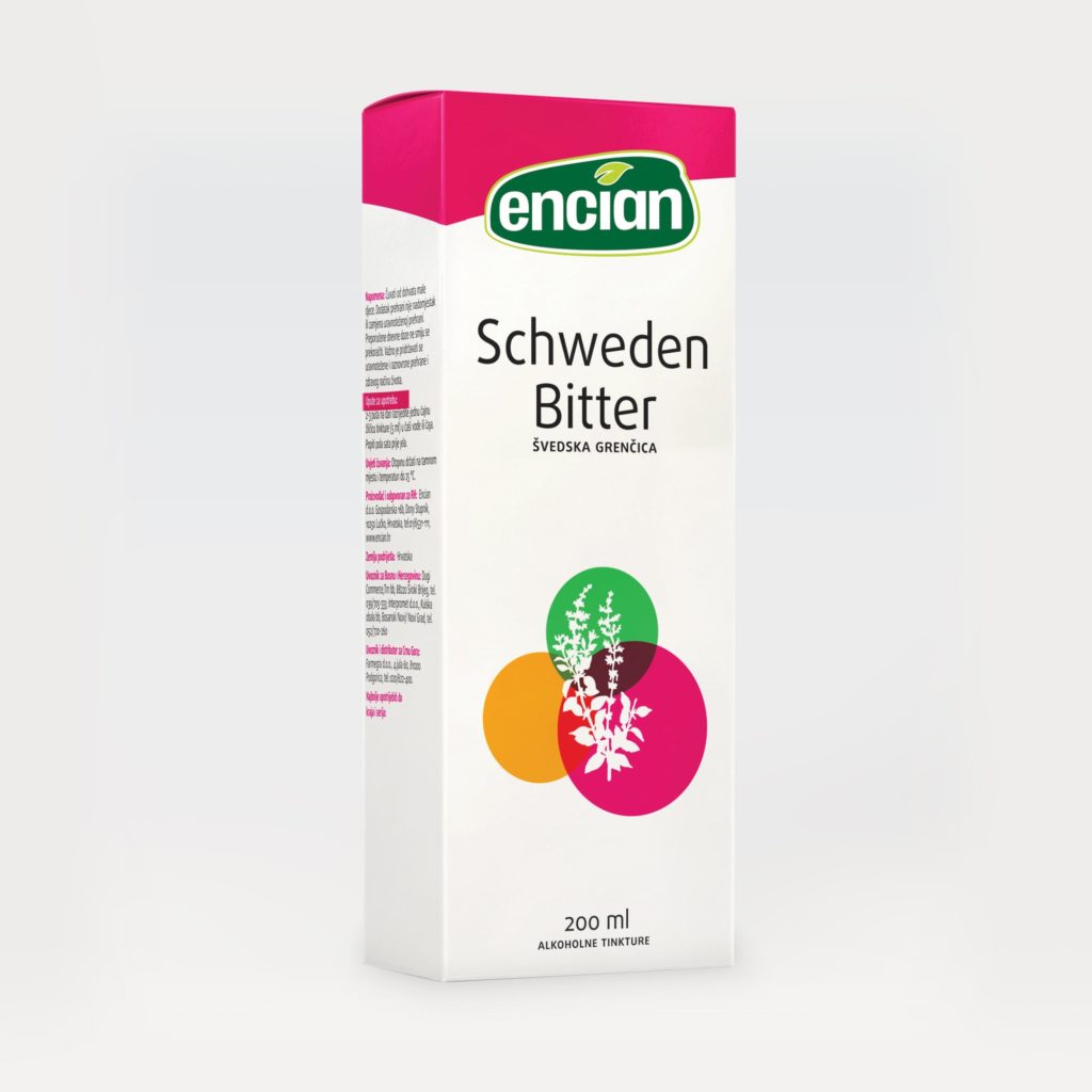 Encian Švedska grenčica tinktura