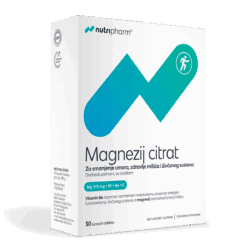 Nutripharm Magnezij citrat 30 šumećih tableta