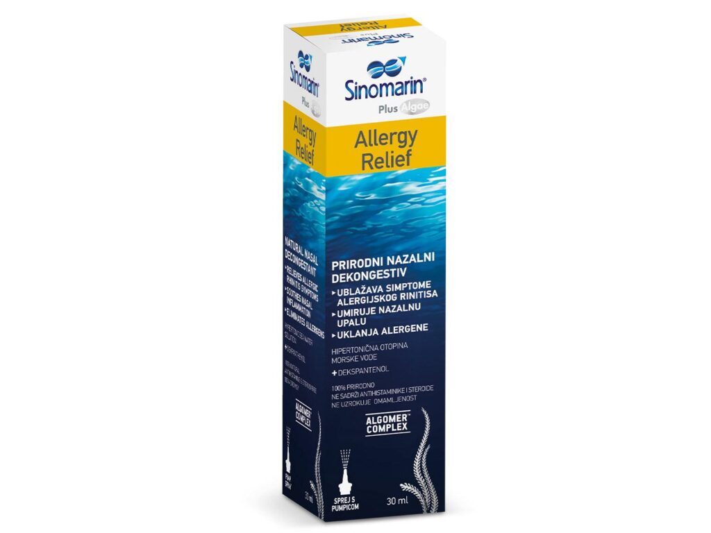 Sinomarin Plus Algae Allergy Relief 30 ml