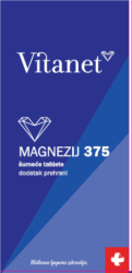 Vitanet Magnezij 375 šumeće tablete