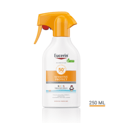 Eucerin Sensitive Protect Kids sprej za zaštitu dječje kože od sunca SPF 50+, 250 ml