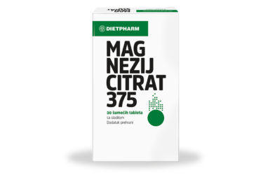 Dietpharm Magnezij Citrat 375 šumeće tablete