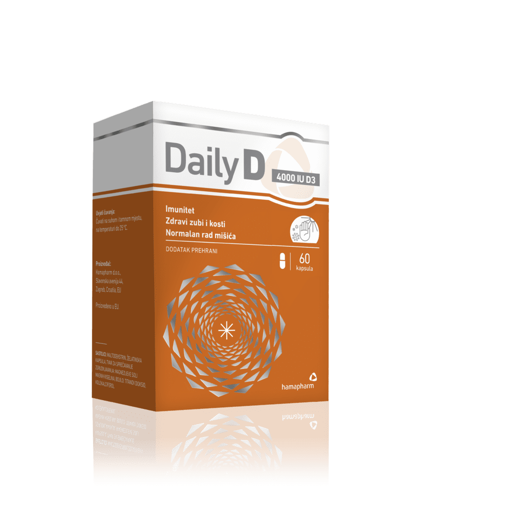 Hamapharm Daily D 4000 IU kapsule