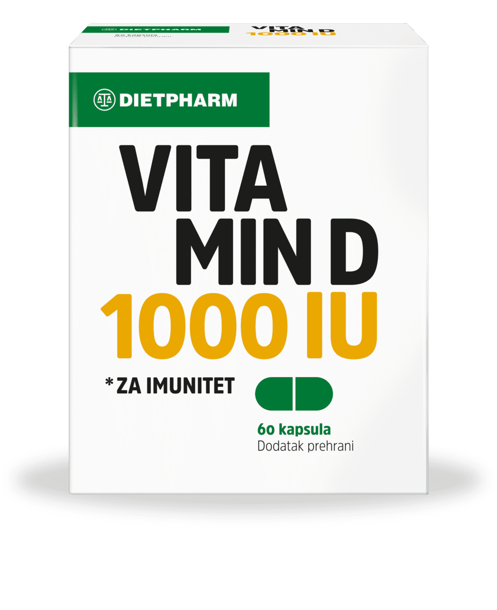 Dietpharm Vitamin D 1000 IU kapsule