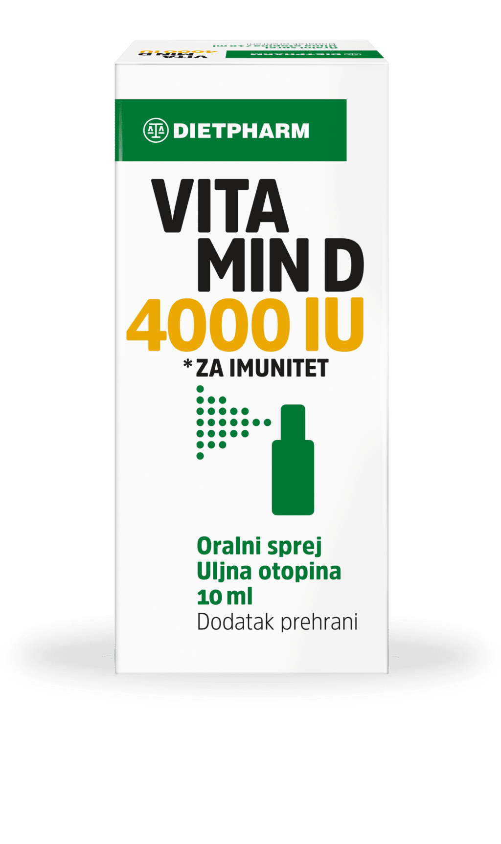 Dietpharm Vitamin D 4000 IU oralni sprej