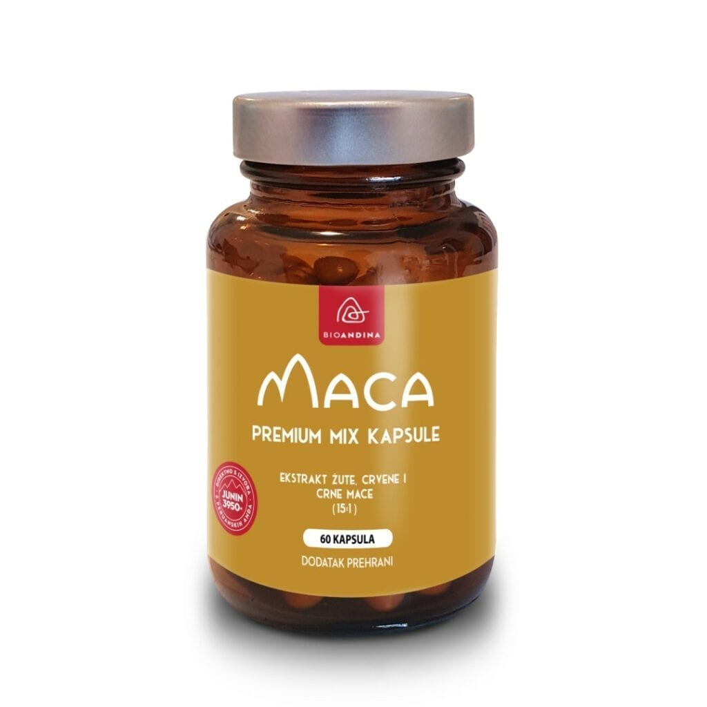 Bioandina Premium MIX Maca – kapsule