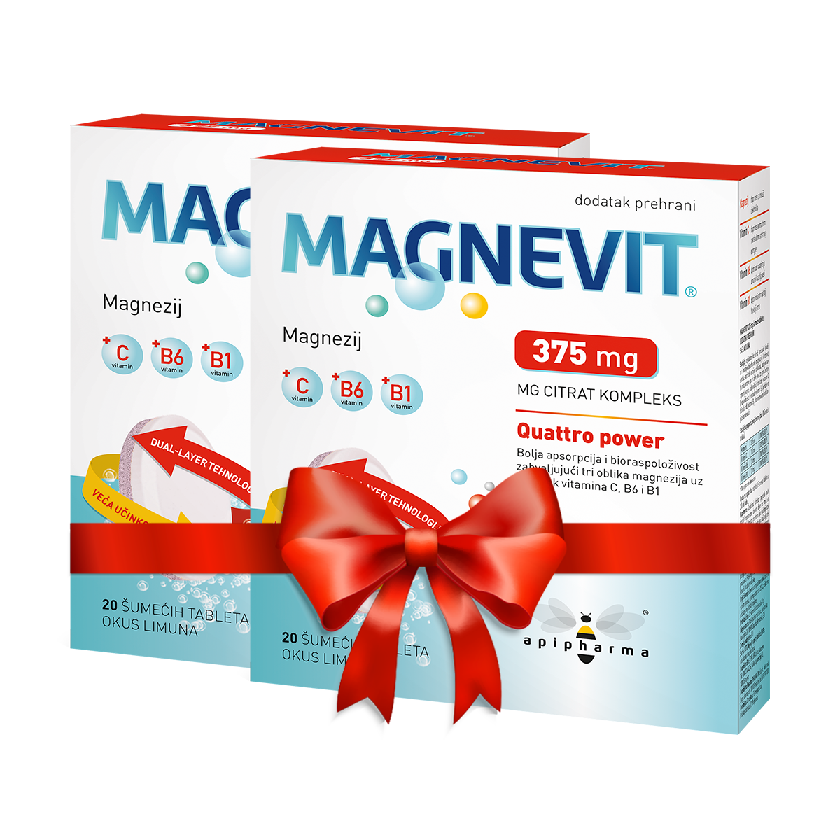 Apipharma Magnevit šumeće tablete Duo pakiranje