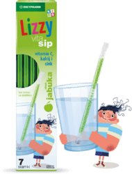 Dietpharm Lizzy Vita Sip vitamin C, kalcij, cink slamke
