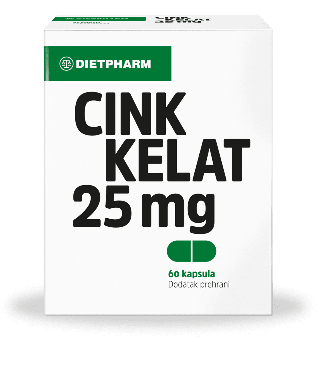 Dietpharm Cink kelat 25 mg kapsule