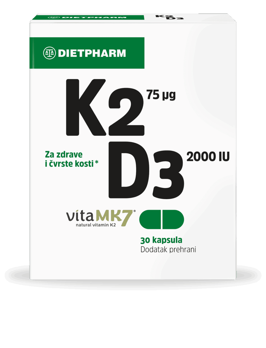 Dietpharm K2D3 30 kapsula