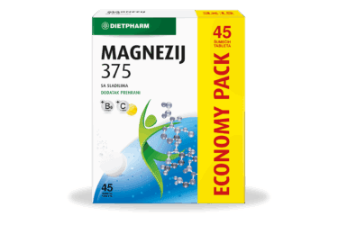 Dietpharm Magnezij 375 45 šumećih tableta