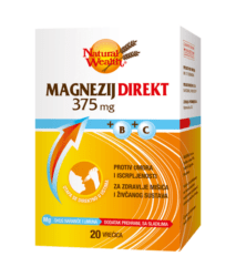 Natural Wealth Magnezij Direkt 375 mg +B+C