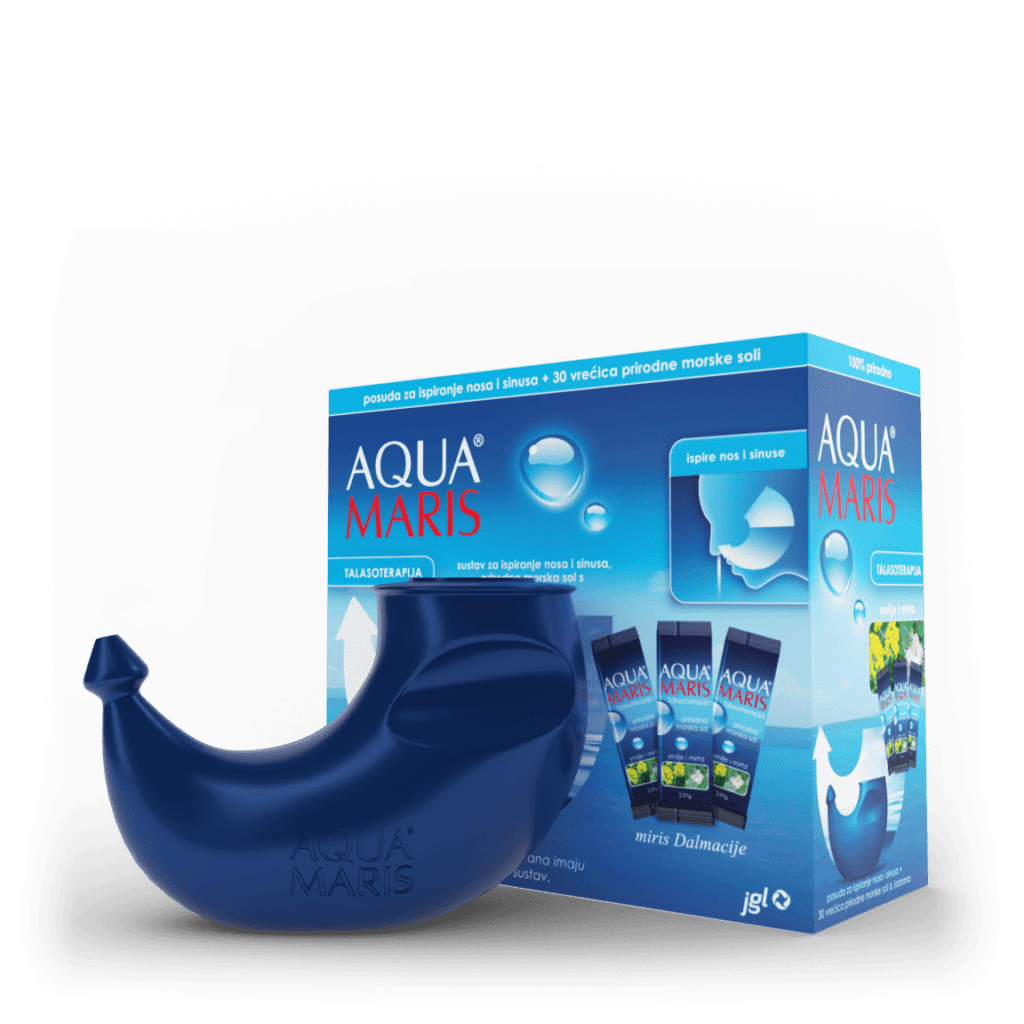 Aqua Maris Talasoterapija sustav za ispiranje nosa i sinusa
