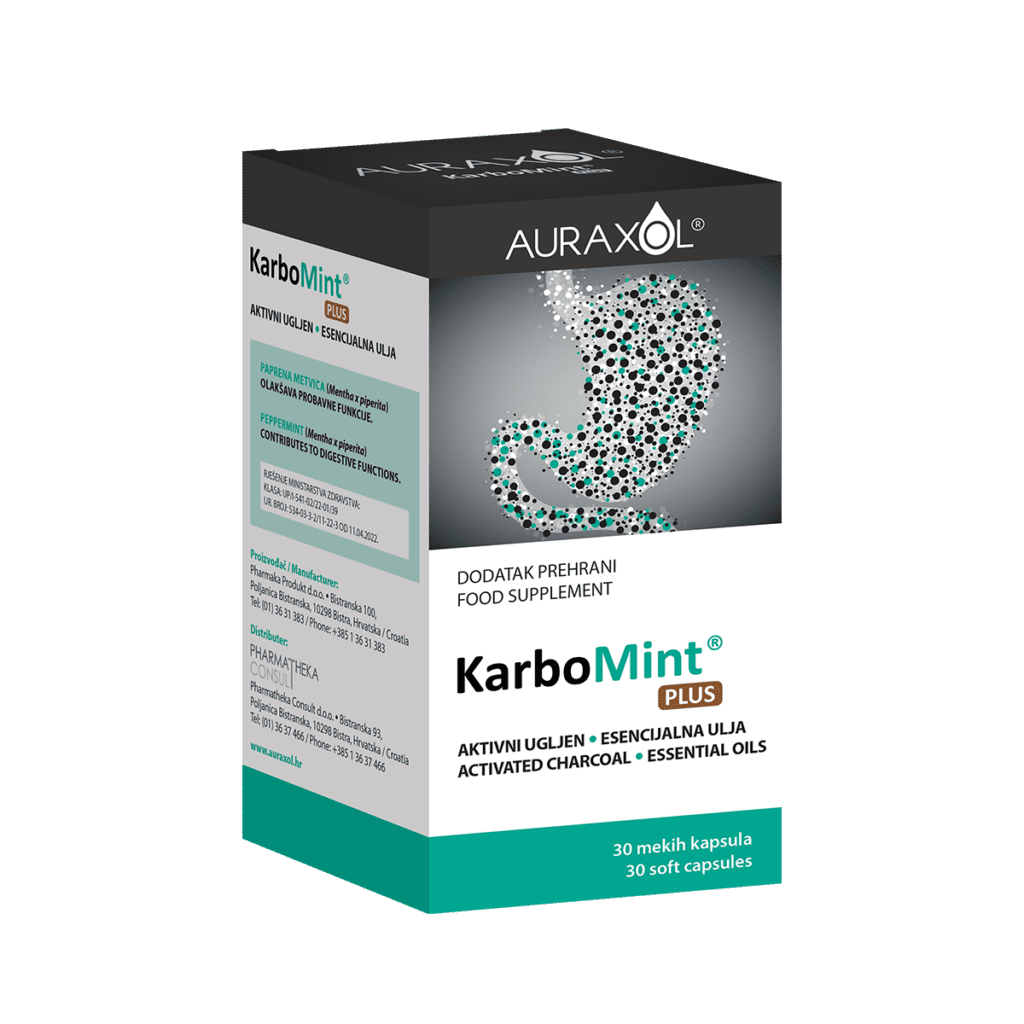 Auraxol KarboMint PLUS kapsule