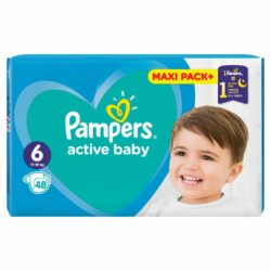 Pampers Active Baby 6 pelene (13-18 kg) Maxi Pack 48 kom