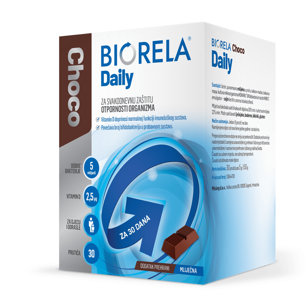 Biorela Choco Daily 30 čokoladica