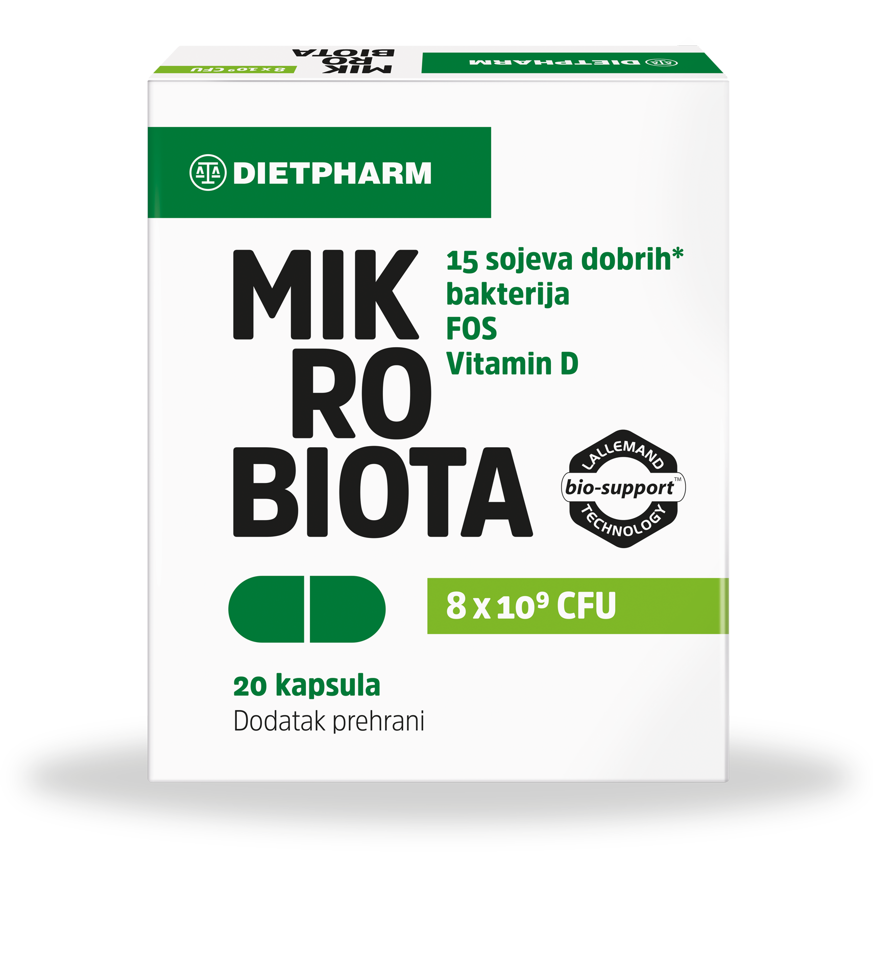 Dietpharm Mikrobiota 20 kapsula