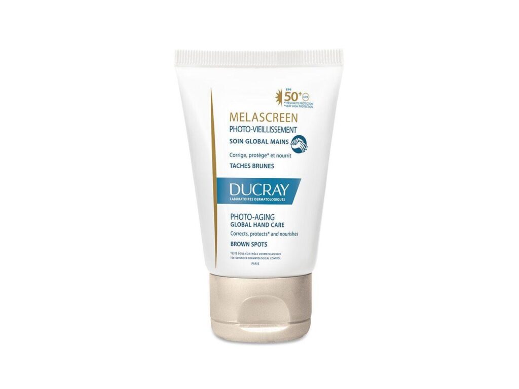 Ducray Melascreen Photo-aging Global njega za ruke SPF50+ 50 ml