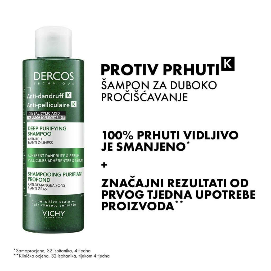 Vichy Dercos Piling šampon za dubinsko čišćenje 250 ml - Slika 2