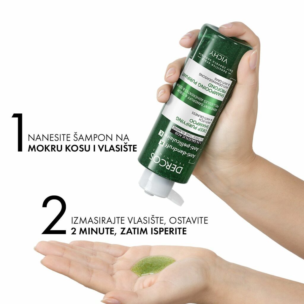 Vichy Dercos Piling šampon za dubinsko čišćenje 250 ml - Slika 4