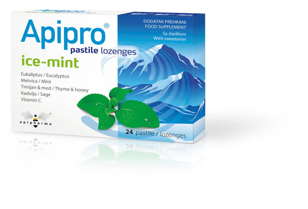 Apipro pastile ice-mint
