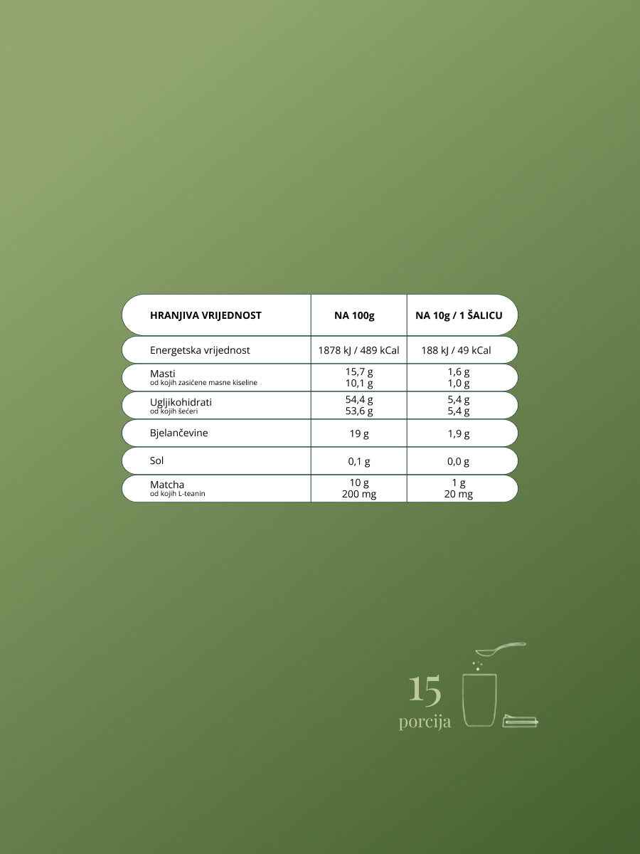 Equa Matchaccino Classic 150 g - Slika 2