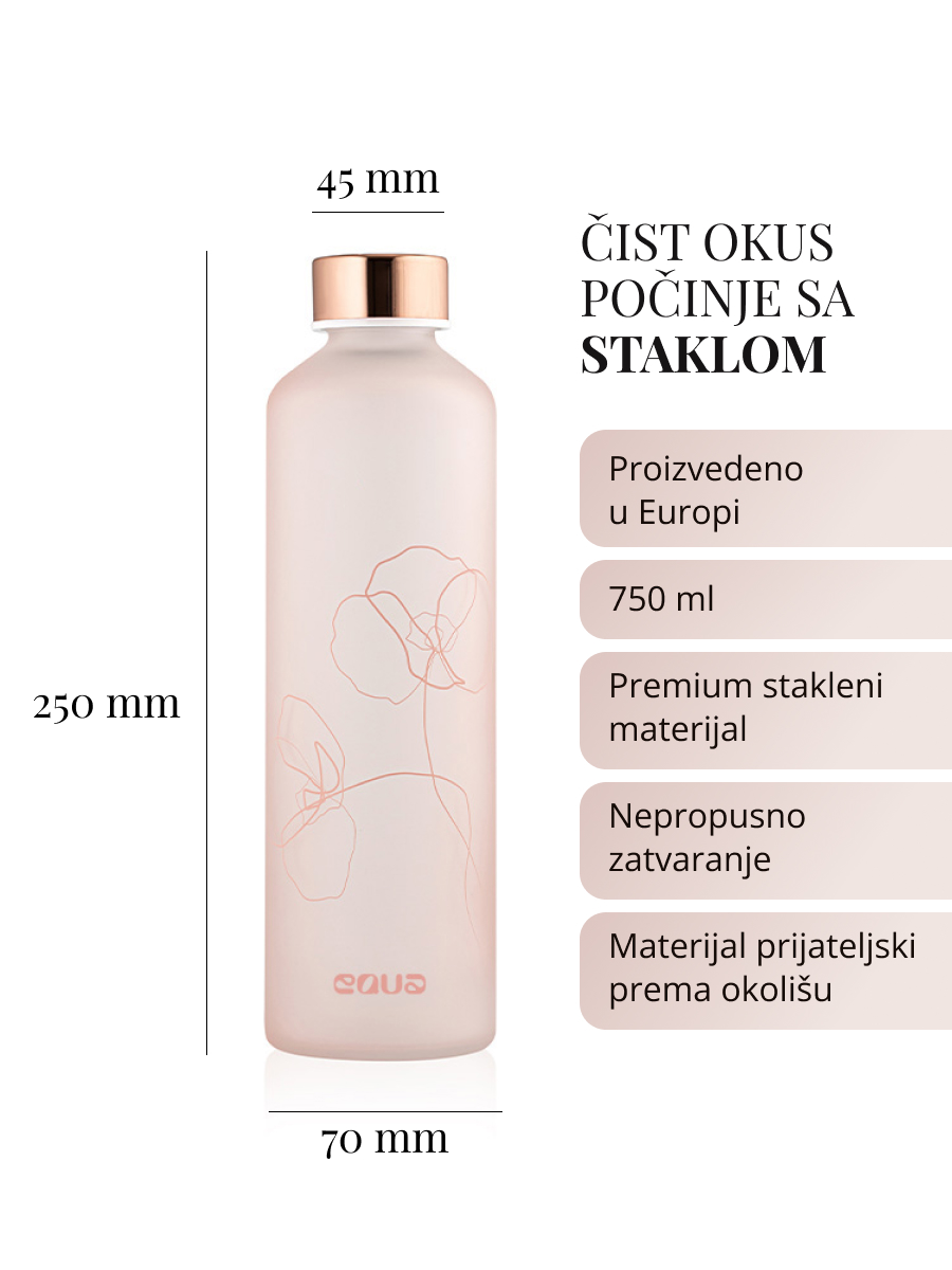 Equa staklena boca 750 ml - Slika 5