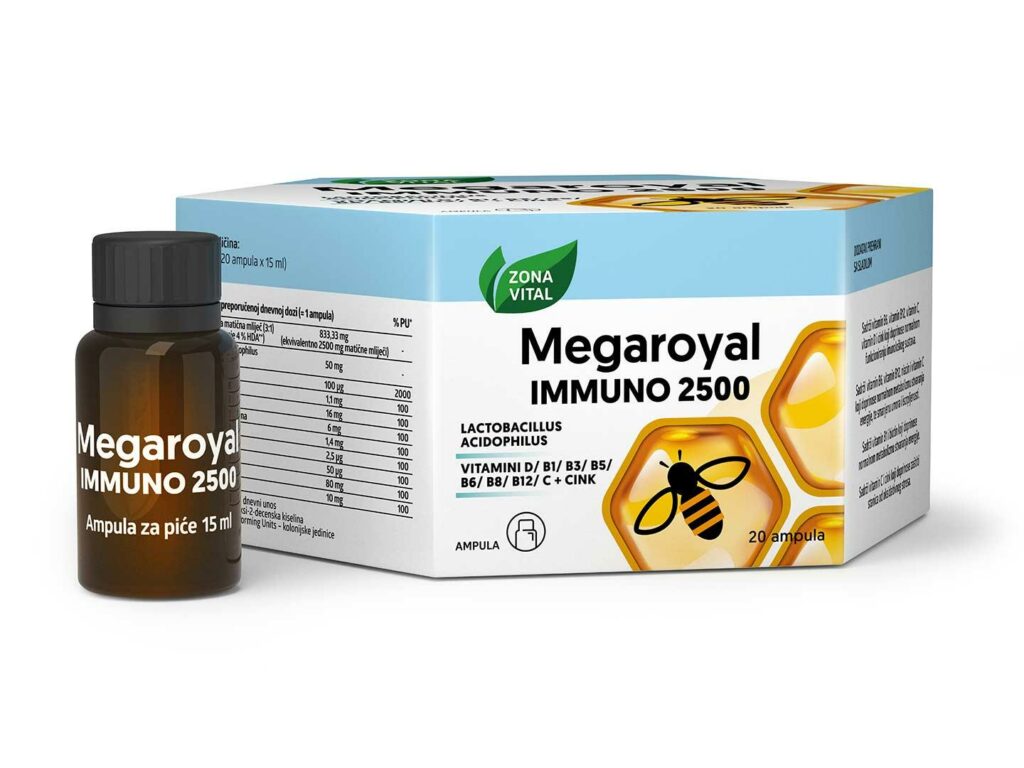 Zona Vital Megaroyal IMMUNO 2500 20 ampula