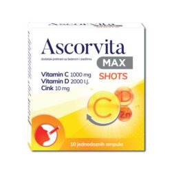 Ascorvita Max Shots 10 ampula