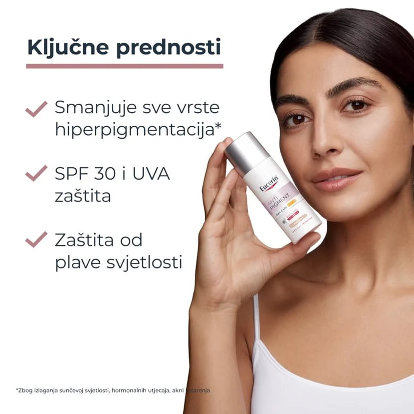 Eucerin Anti-Pigment dnevna tonirana njega SPF 30 srednje tamna nijansa 50 ml - Slika 4