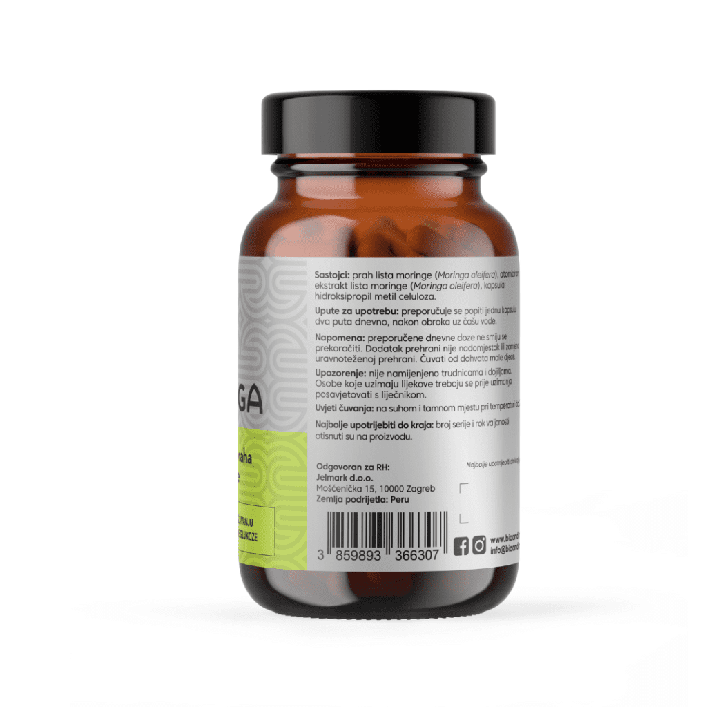 Bioandina Moringa 60 kapsula - Slika 2