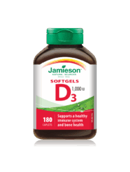 Jamieson Vitamin D 1000 IU 180 kapsula