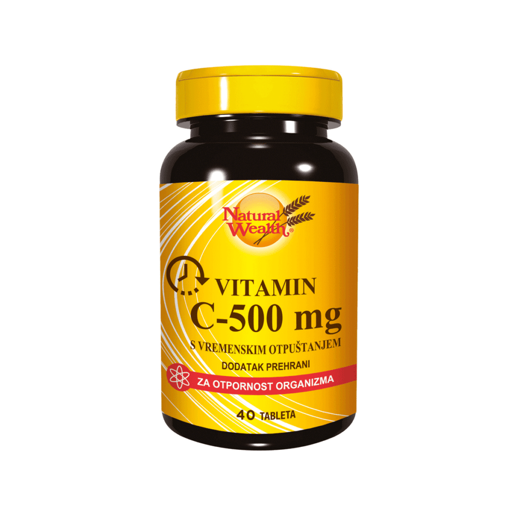 Natural Wealth C-500 mg s vremenskim otpuštanjem