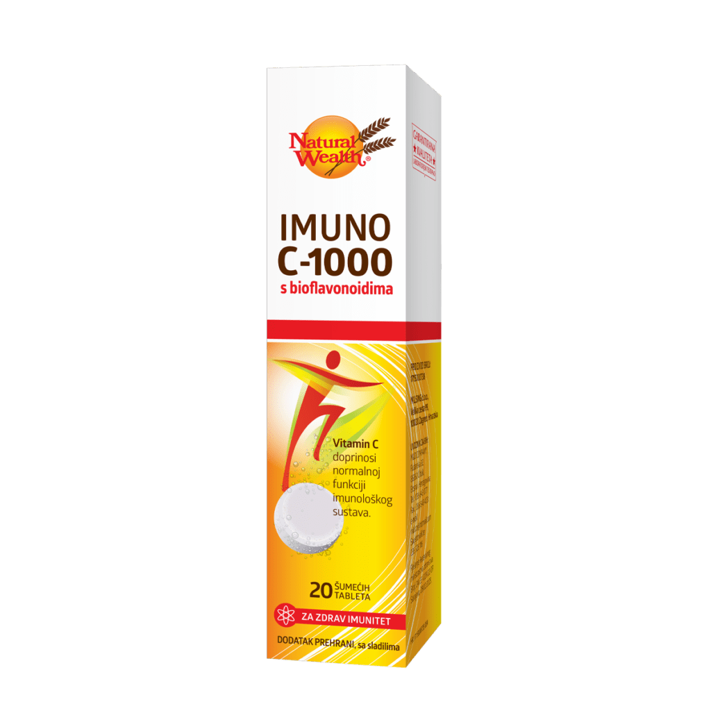 Natural Wealth Imuno C-1000 s bioflavonoidima 20 šumećih tableta