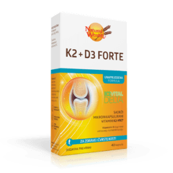 Natural Wealth K2 + D3 Forte 40 kapsula