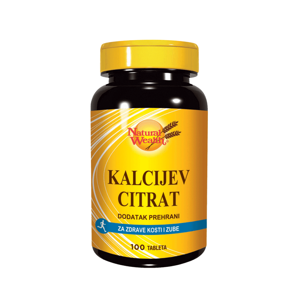 Natural Wealth Kalcijev citrat 100 tableta