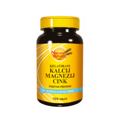 Natural Wealth Kelatirani Kalcij Magnezij Cink 100 tableta