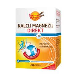 Natural Wealth Kalcij Magnezij Direkt + D 20 vrećica