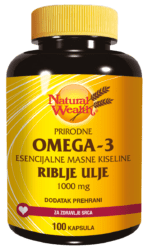 Natural Wealth Prirodne omega-3 esencijalne masne kiseline 100 kapsula