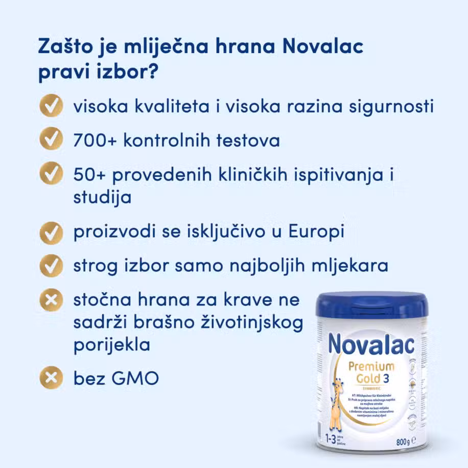 Novalac Premium Gold 3 800 g - Slika 3