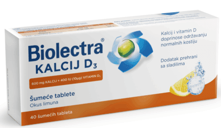 Biolectra Kalcij D3 40 šumećih tableta