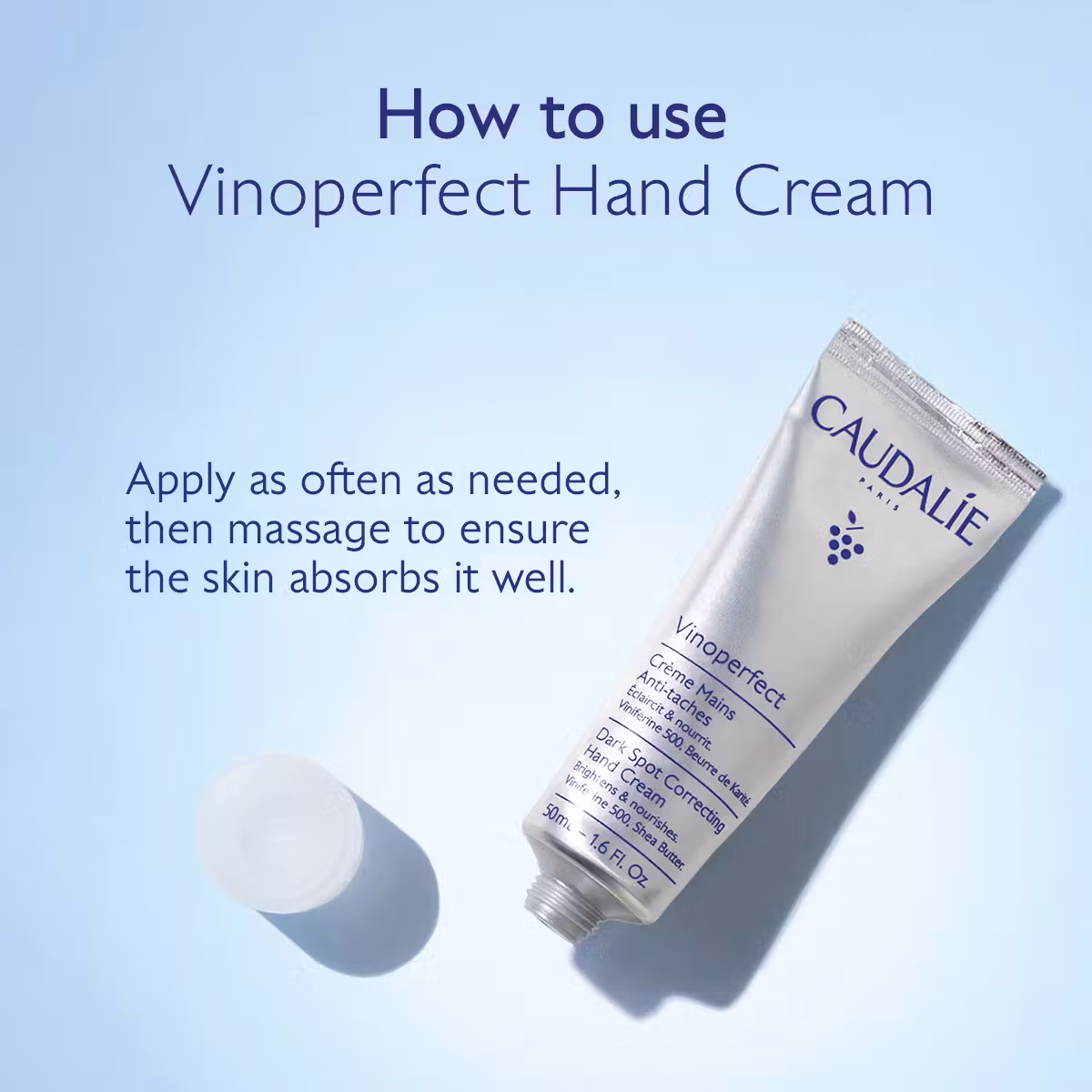 Caudalie Vinoperfect krema za ruke 50 ml - Slika 4