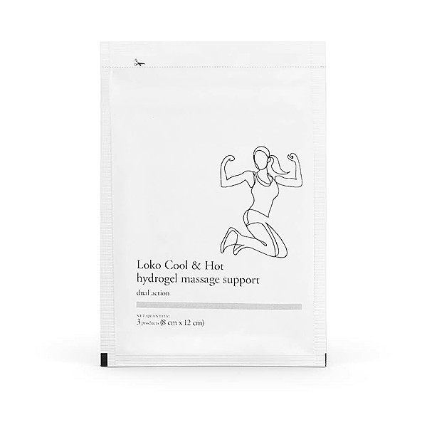 Loko Cool & Hot hydrogel massage support flaster 3 komada